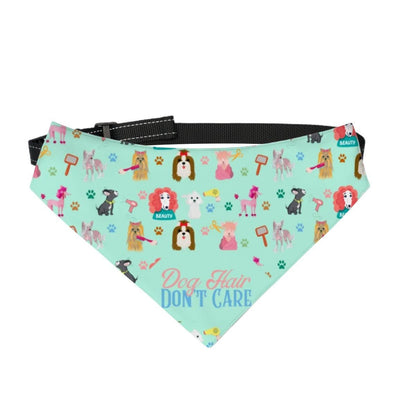 Dog Hair Don't Care Design, Funny Dog Bandana for Large Dogs, Great Dog Outfit for Walks to the Groomer or the Dog Park