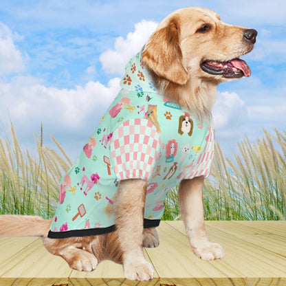 Funny Dog Hair Hoodie - Pet Parent Apparel - Dog Lover Gift, Dog Haor Dont Care Grooming Hoodie,  Fashionable Dog Apparel