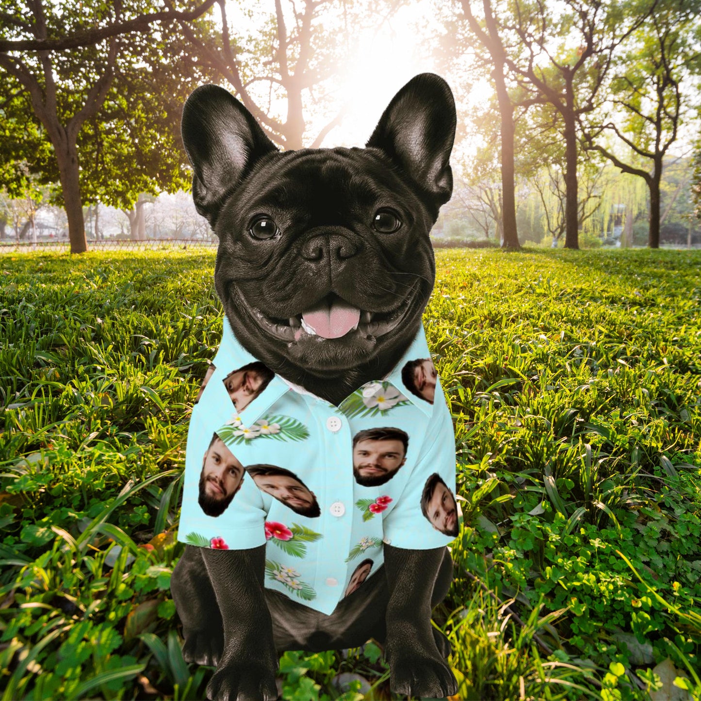 Pet and Human BFF Hawaiian Shirt Set - Unisex, Cats and Dogs Matching their Human BFF, Fashionable Vacation Clothes, Pet lover Gift