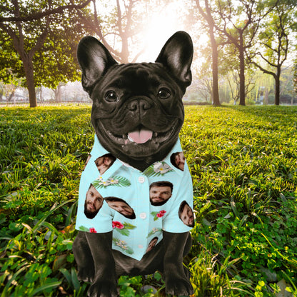 Pet and Human BFF Hawaiian Shirt Set - Unisex, Cats and Dogs Matching their Human BFF, Fashionable Vacation Clothes, Pet lover Gift
