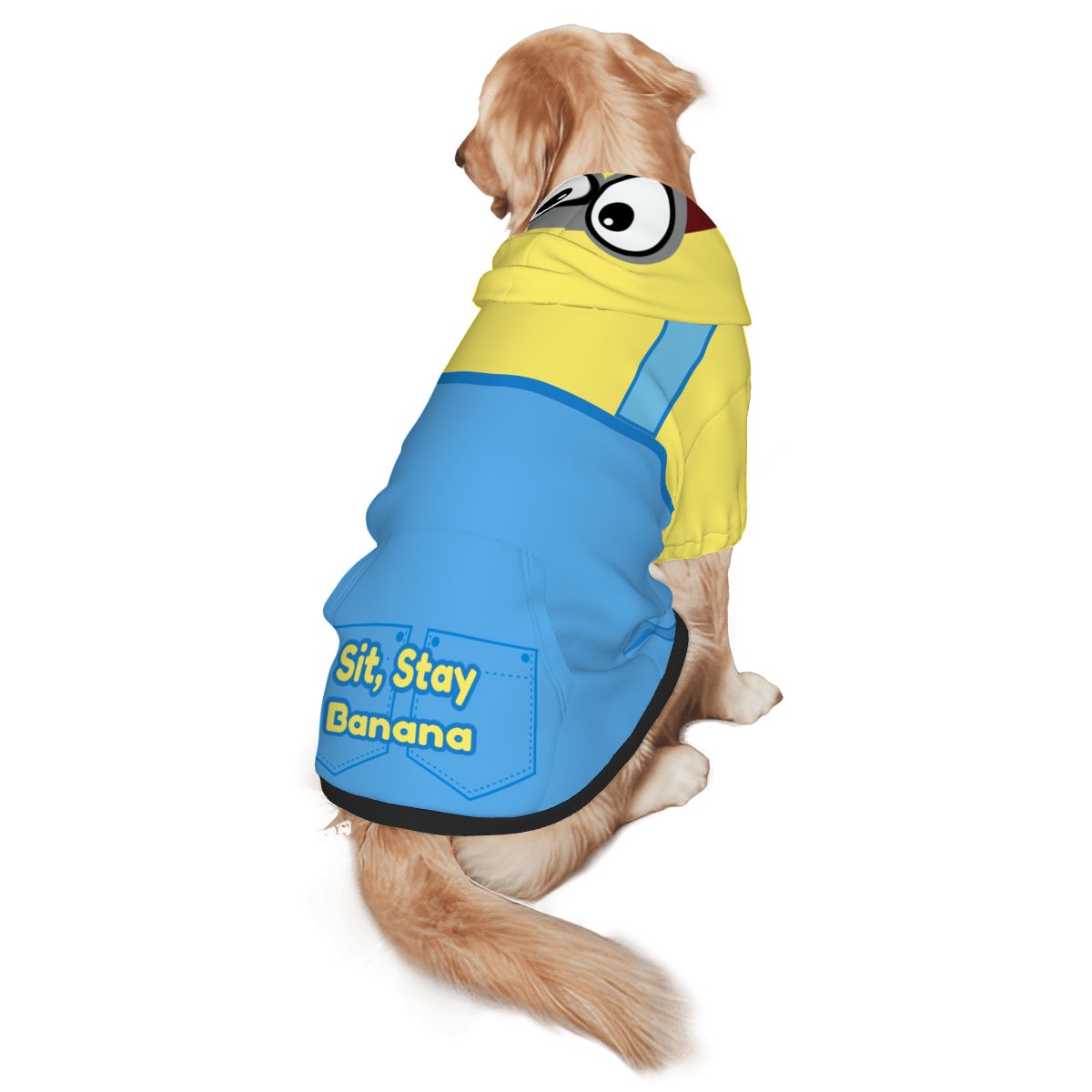 Unique Dog Minion Costume - Handcrafted Pet Outfit for Halloween and Cosplay