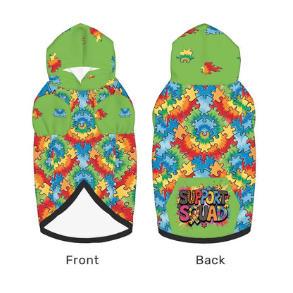 Support Squad Autism Awareness Hoodie | Cozy Dog Lover Gift