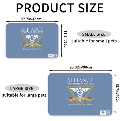 Personalized Business Mats for Office & Custom Pet Food Mats