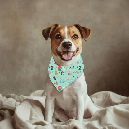 Dog Hair Don't Care Bandana for Small Dogs, Pet Neckwear, Reversible Dog Bandana, Great for Walks to the Groomer