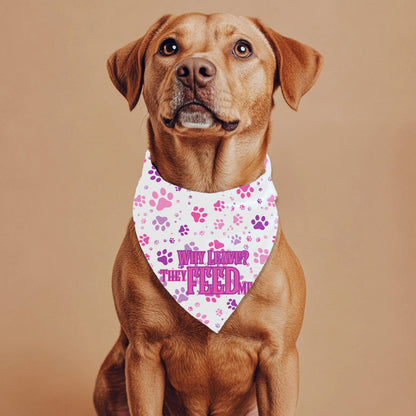 Delightful Dog Fashionista Bandana - Wearable Whimsy for Your Pooch, Still Live with Parents, why leave