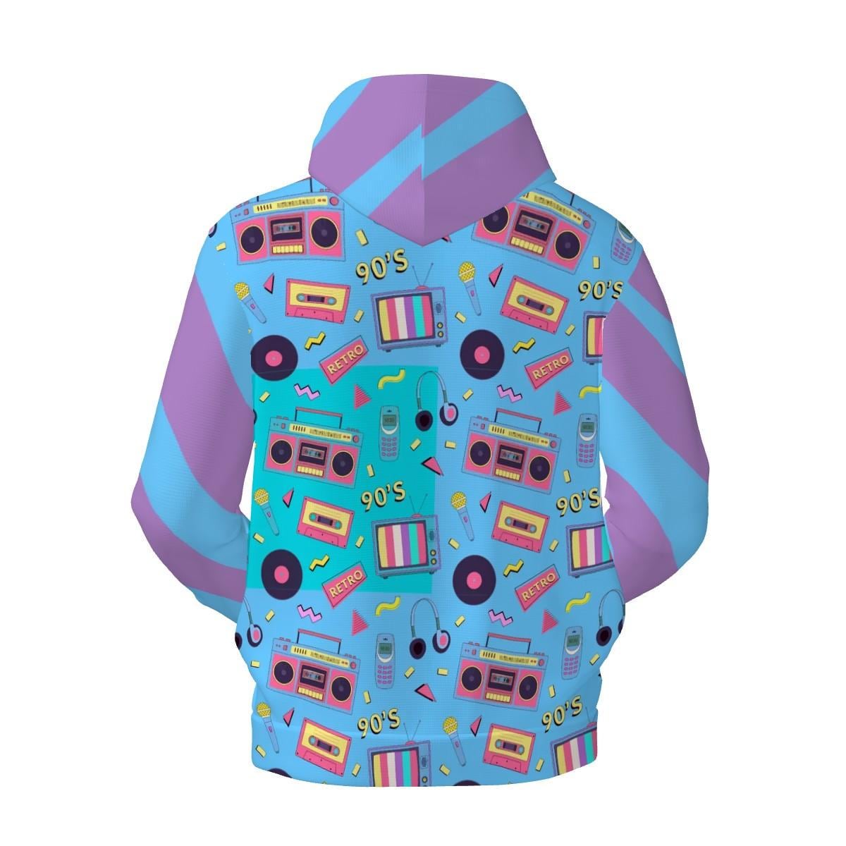 Vintage 80s Mixtape Unisex Hoodie - Retro Music Lover Sweatshirt, Fun to Match Hoodie with Dog Hoodie, Go to the Park in Style