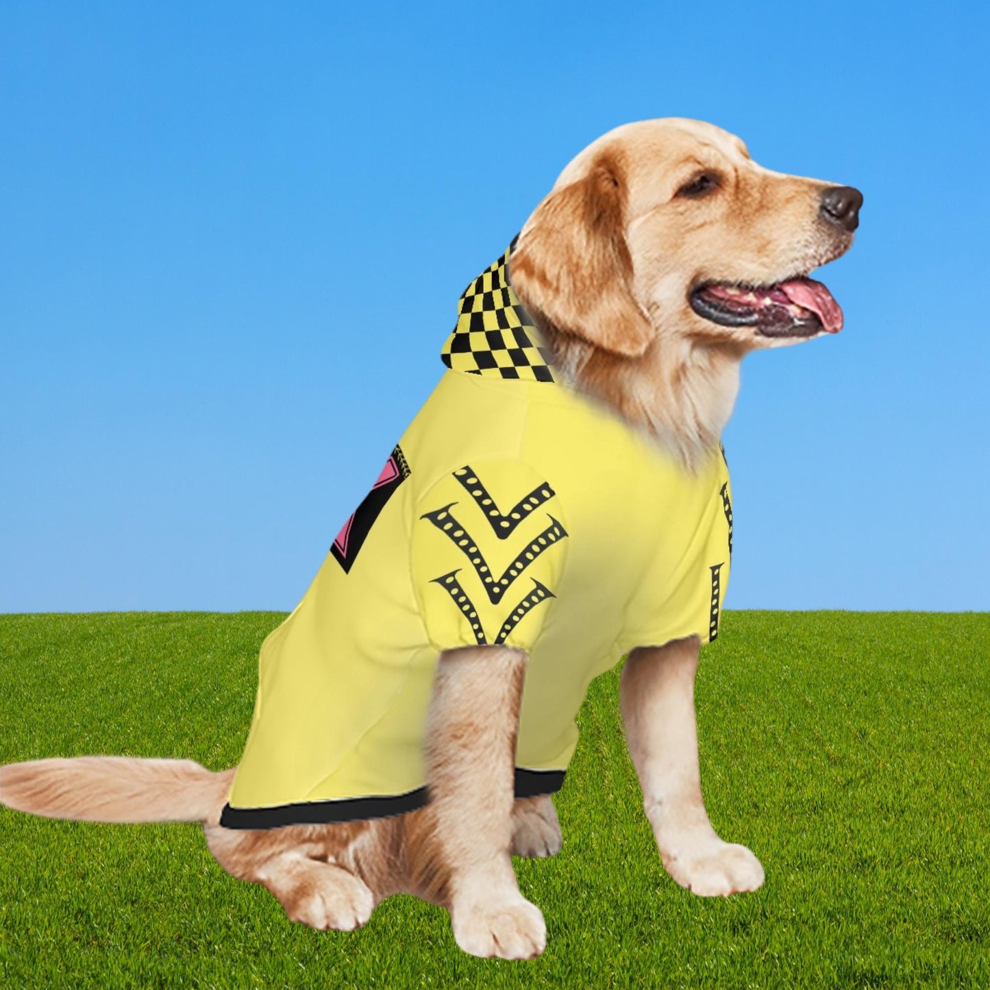 Thank You Beyonce Fashionable Yellow Hoodie Designed for Your Dog and Her next Concert Attire, Designed Yellow Hoodie of Beyonces