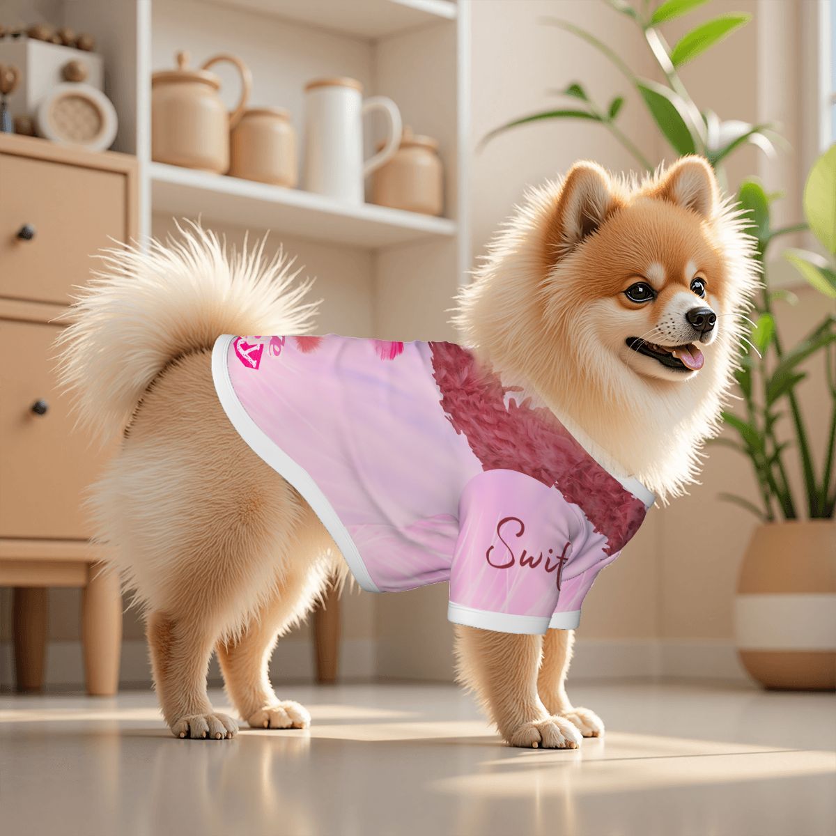 Call Me Honey Pink Swiftie Dog Tee - Taylor Swift Inspired Pet Apparel, a Must Have for Fashion Forward Pets