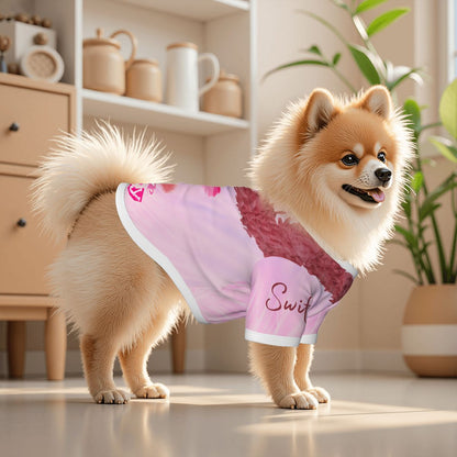 Call Me Honey Pink Swiftie Dog Tee - Taylor Swift Inspired Pet Apparel, a Must Have for Fashion Forward Pets