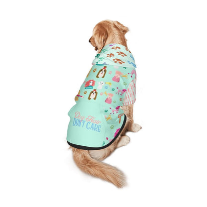 Funny Dog Hair Hoodie - Pet Parent Apparel - Dog Lover Gift, Dog Haor Dont Care Grooming Hoodie,  Fashionable Dog Apparel