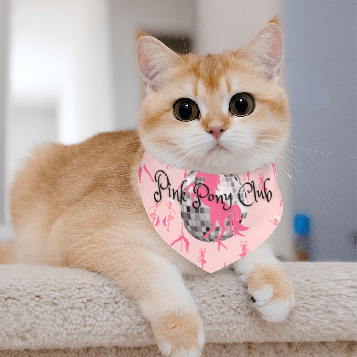 Pink Pony Club Pet Bandana for Dogs & Cats - Celebrate Chappell Roan!
