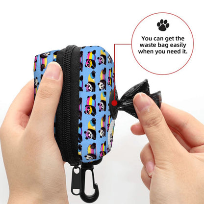 Pansexual Pride Dog Poop Bag Holder - Easy to Carry 'Pan-Duh' Design