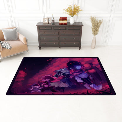 Deltarune-Inspired Rug Decor - Perfect for Gaming Bedroom & Gameroom