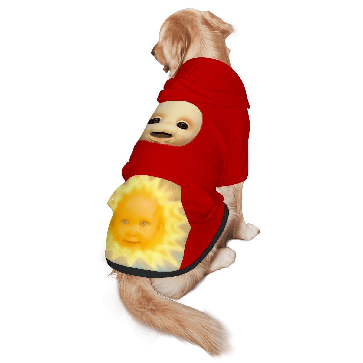 Po Teletubbies Red Dog Costume - Custom Pet Cosplay Attire, Halloween or Everyday Play, Retro dog Outfit