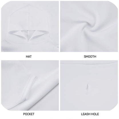 Funny Dog Hoodie - Ugly Sweater for Hanukkah, Jewish Man's Favorite, Bris Milah Free, Holiday Dog Hoodie