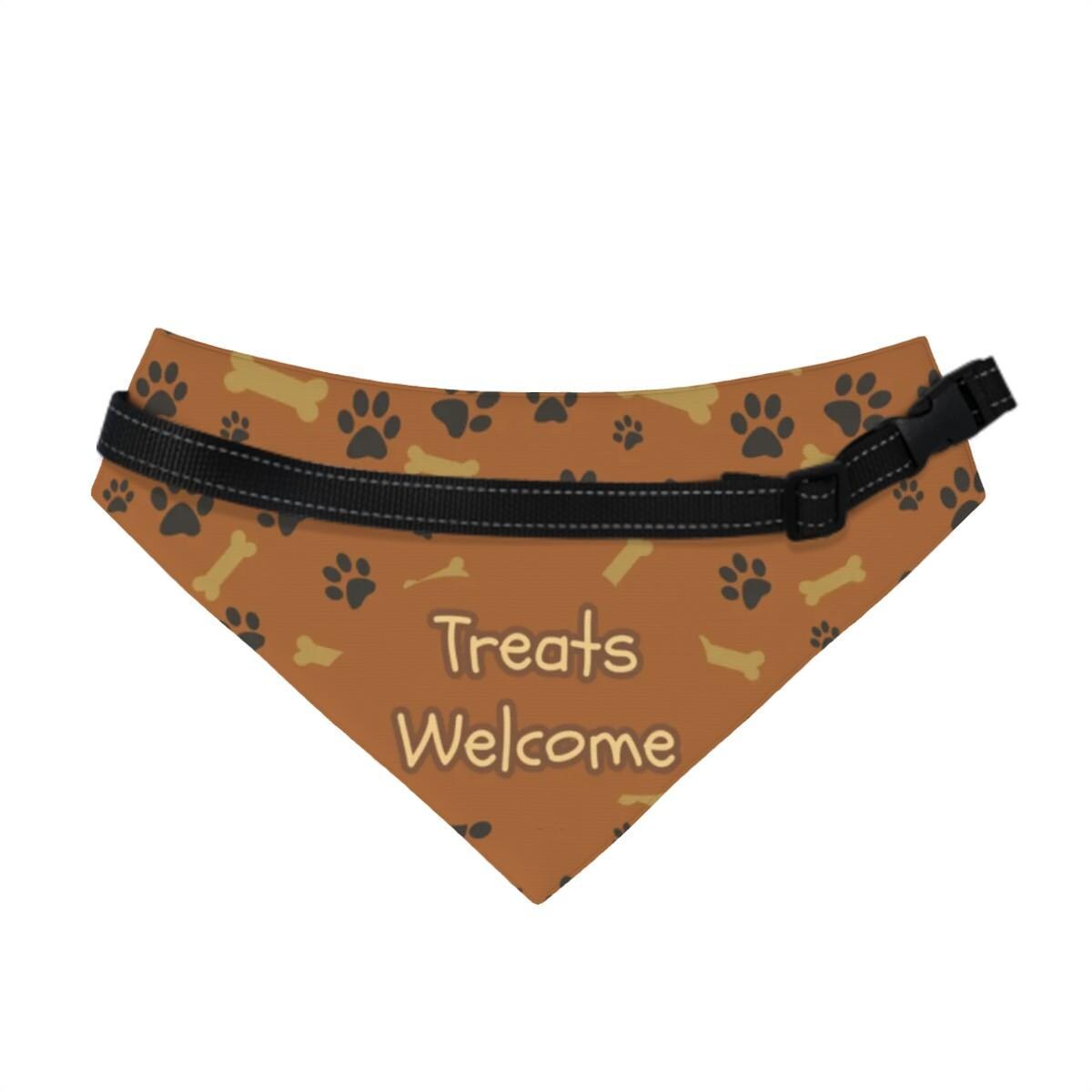 I like Big Bones, I cannot Lie. Large Dog Bandana, Reversible to Treats Welcome, Custom Dog Bandana, Perfect for Dog Park Fun