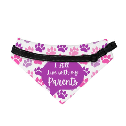 Delightful Dog Fashionista Bandana - Wearable Whimsy for Your Pooch, Still Live with Parents, why leave