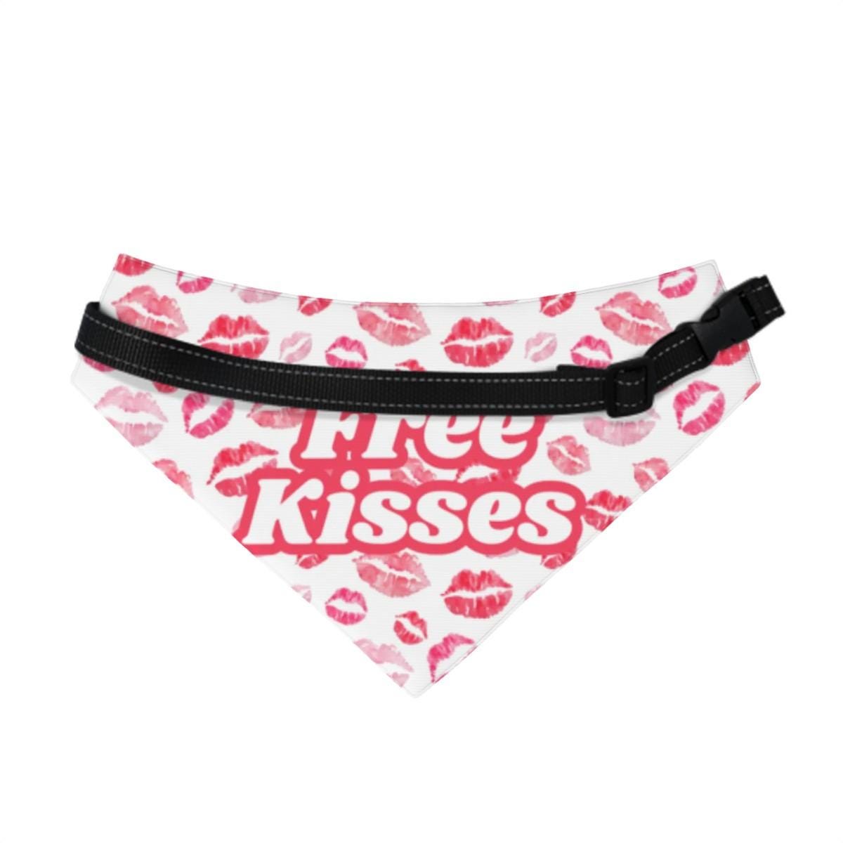 Sun's Out, Tongue's Out, Large Dog Bandana, Free Kisses, Dog Fashion Scarf, Where out to the Park and in the Neighborhood