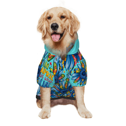 Cute Autism Awareness Pet Hoodie & Mom Tee - Matching Set in Autism Blue