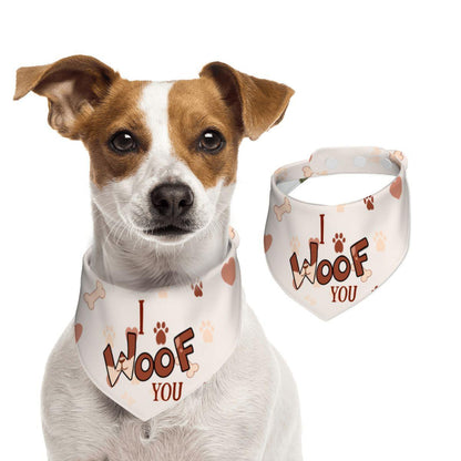 Bark in Style: Fun Bandana for Your Stylish Pup! Can’t Have Nice Things, I Woof You, Reversible Dog Bandana, Fun Bandana for Small Dogs,