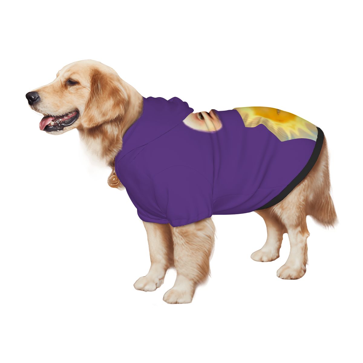 Dog Costume Hoodie for Teletubbies Fan - Pet Apparel, Tinky Winky Purple Teletubby Costume, for Halloween or Everyday Cosplay, A Must Have Retro Design