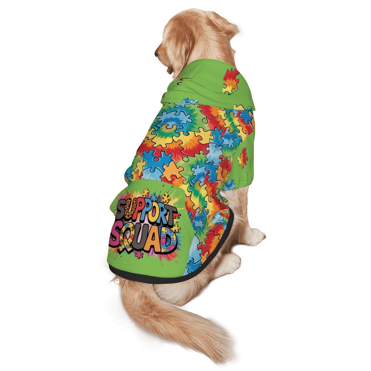Support Squad Autism Awareness Hoodie | Cozy Dog Lover Gift