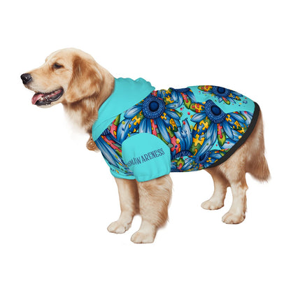 Cute Autism Awareness Pet Hoodie & Mom Tee - Matching Set in Autism Blue