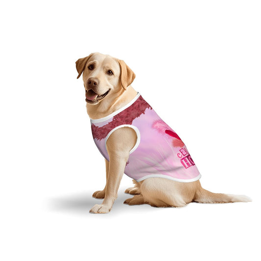 Taylor Swift Inspired Dog Tank Top - Call Me Honey in Pink & Rose Red, Showgirl Era