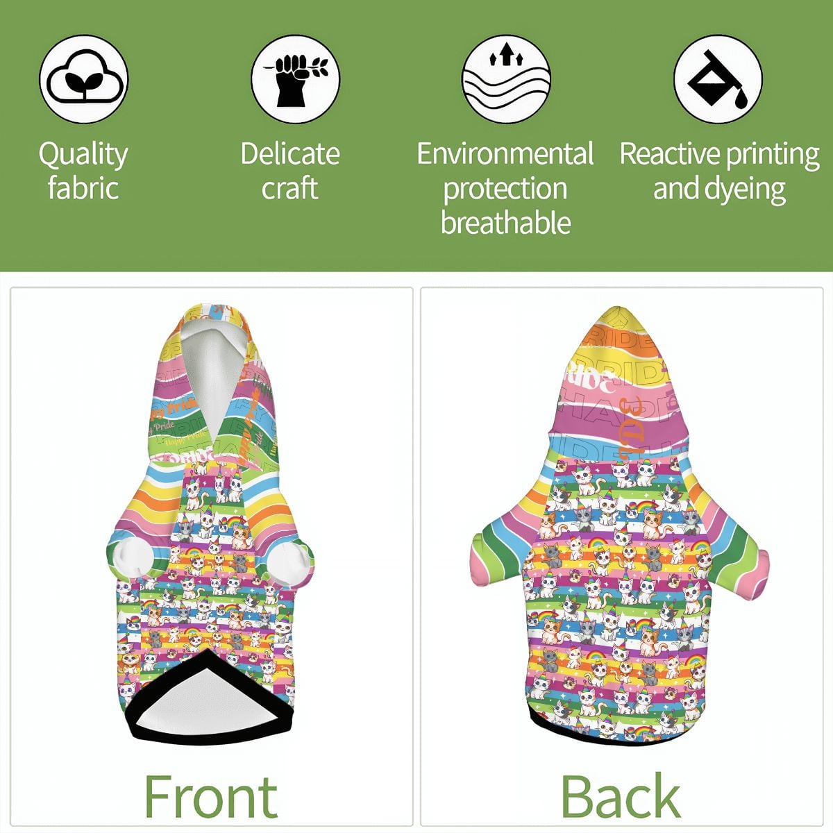 Cat Hoodies for Pride & Adorable Birthday Hats for Cats