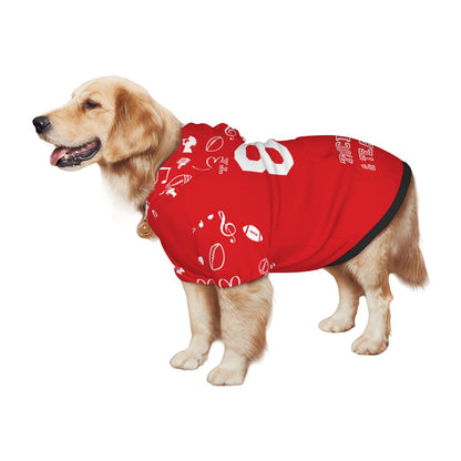 Stylish Taylor Swift Inspired Dog Hoodie ,  87 Taylor's Boyfriend Jersey, Red & White, kelcie and swiftie fans, great christmas gift