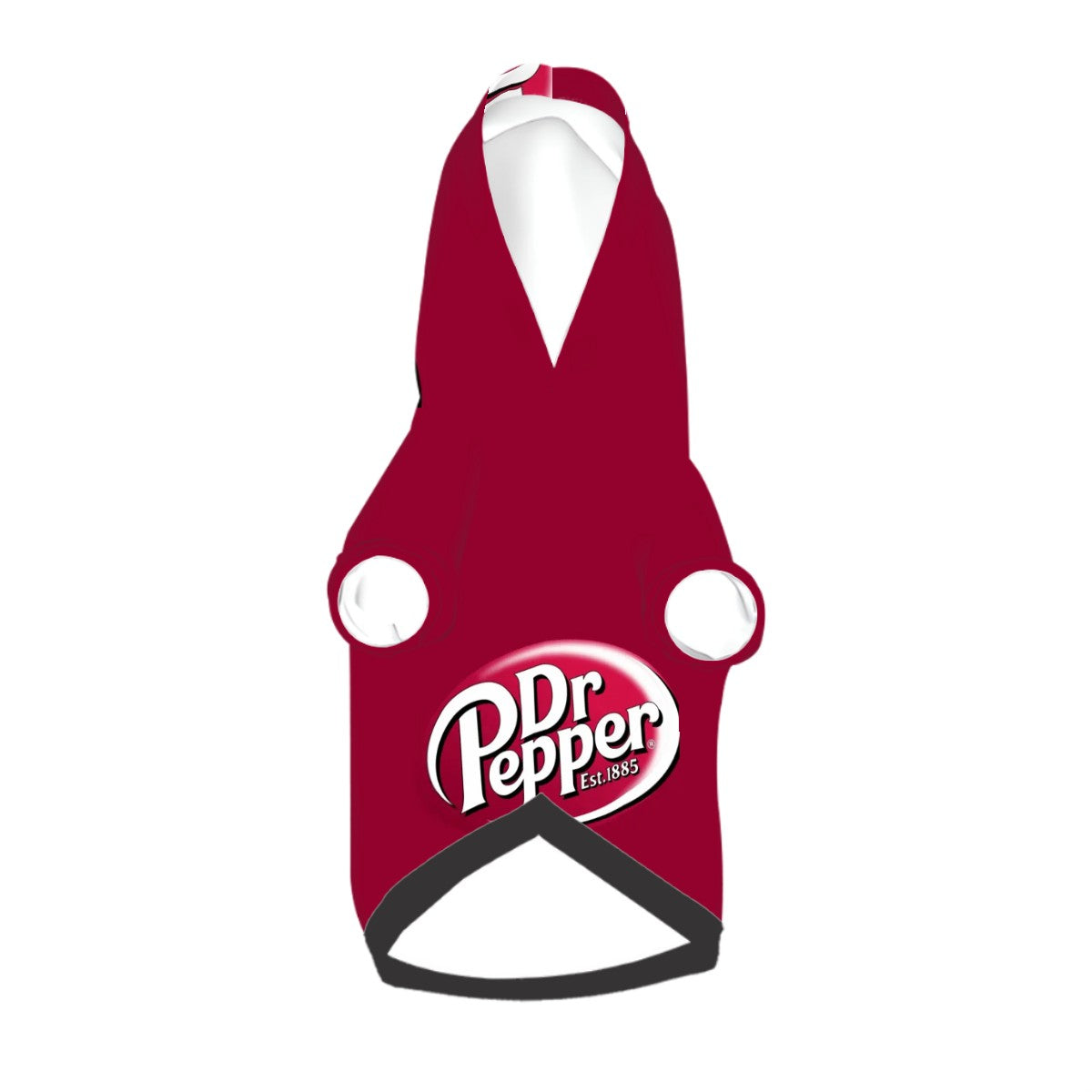 Dr. Pepper Soda Dog Hoodie - Fun & Stylish Pet Clothing, Show your support, FanArt, Fan Wear