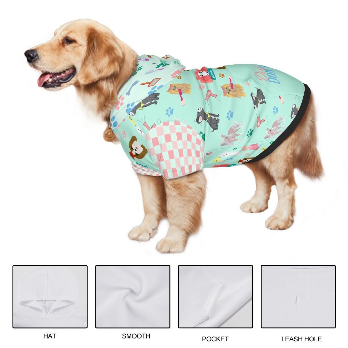 Funny Dog Hair Hoodie - Pet Parent Apparel - Dog Lover Gift, Dog Haor Dont Care Grooming Hoodie,  Fashionable Dog Apparel
