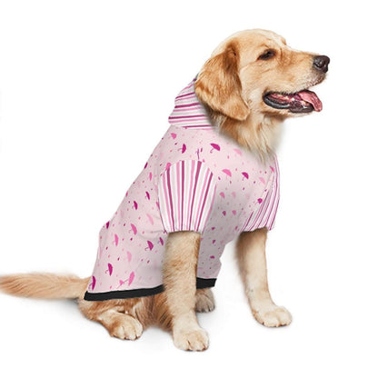 In My Stormy Era Dog Hoodie, Pink Umbrellas to Celebrate Your Own Stormy In Fashion, Cute Dog Outfit sizes Small to XXL