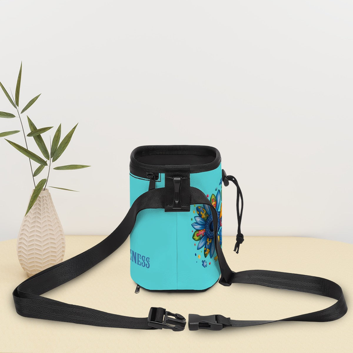 Pet Treat Pouch - Autism Awareness April We Wear Blue Design
