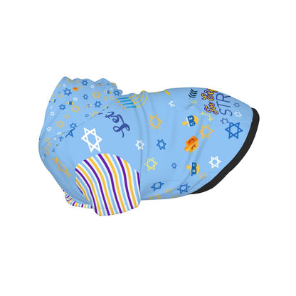 Celebrate Hanukkah with Your Pup, Get Lit Dog Hoodie in Ugly Sweater Style, Get Lit for 8 Straight Nights