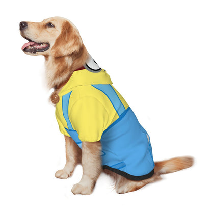 Unique Dog Minion Costume - Handcrafted Pet Outfit for Halloween and Cosplay