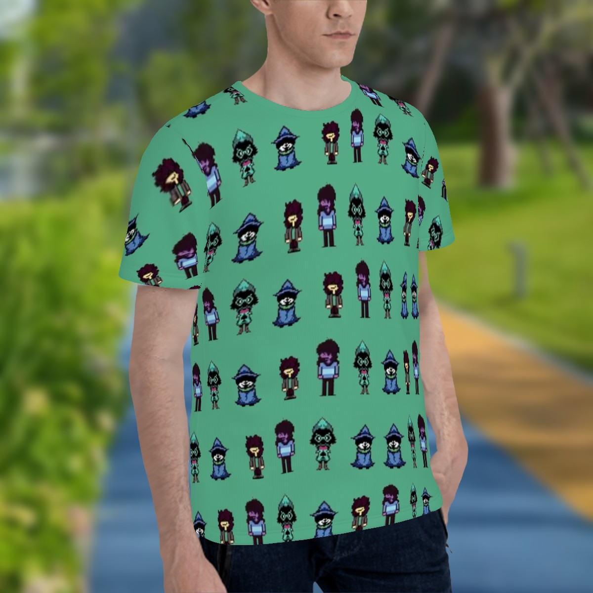 Delta Rune Gamer T-Shirt & Matching Dog Outfit - Perfect for Pet Lovers