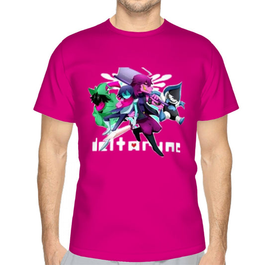 PINk is HOT Delta Rune Gamer Tee with Cute Dog Matching Set