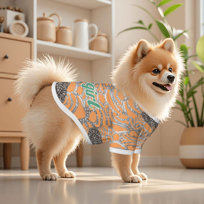 Taylor Swift Showgirl Inspired Dog T-Shirt - Bling & Rhinestone Design