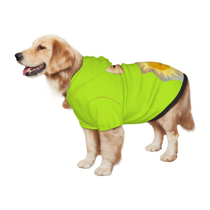 Cute Dipsy Green Teletubbies Dog Hoodie Costume, Retro PBS Show Shirt For Your Dog, a Halloween Must Have, Dipsy Cosplay,