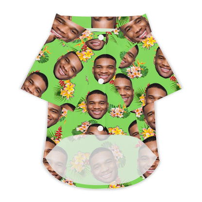 Matching Hawaiian Outfits for Pet and Human Best Friend - Shirt for Dog or Cat to show fashion while matching BFF Human, Mom or Dad