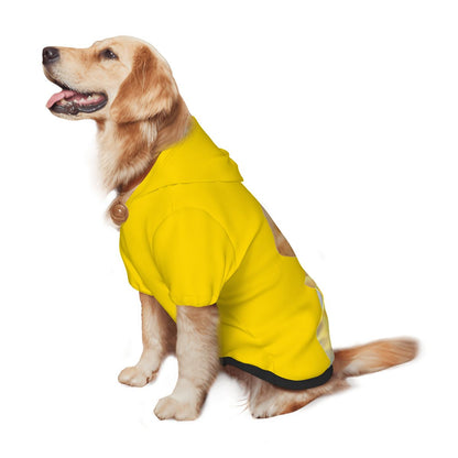 Laa Laa Inspired Dog Costume - Teletubbies Yellow Hoodie, Retro Teletubby Shirt, Halloween or Everyday Cosplay, La La is Fun