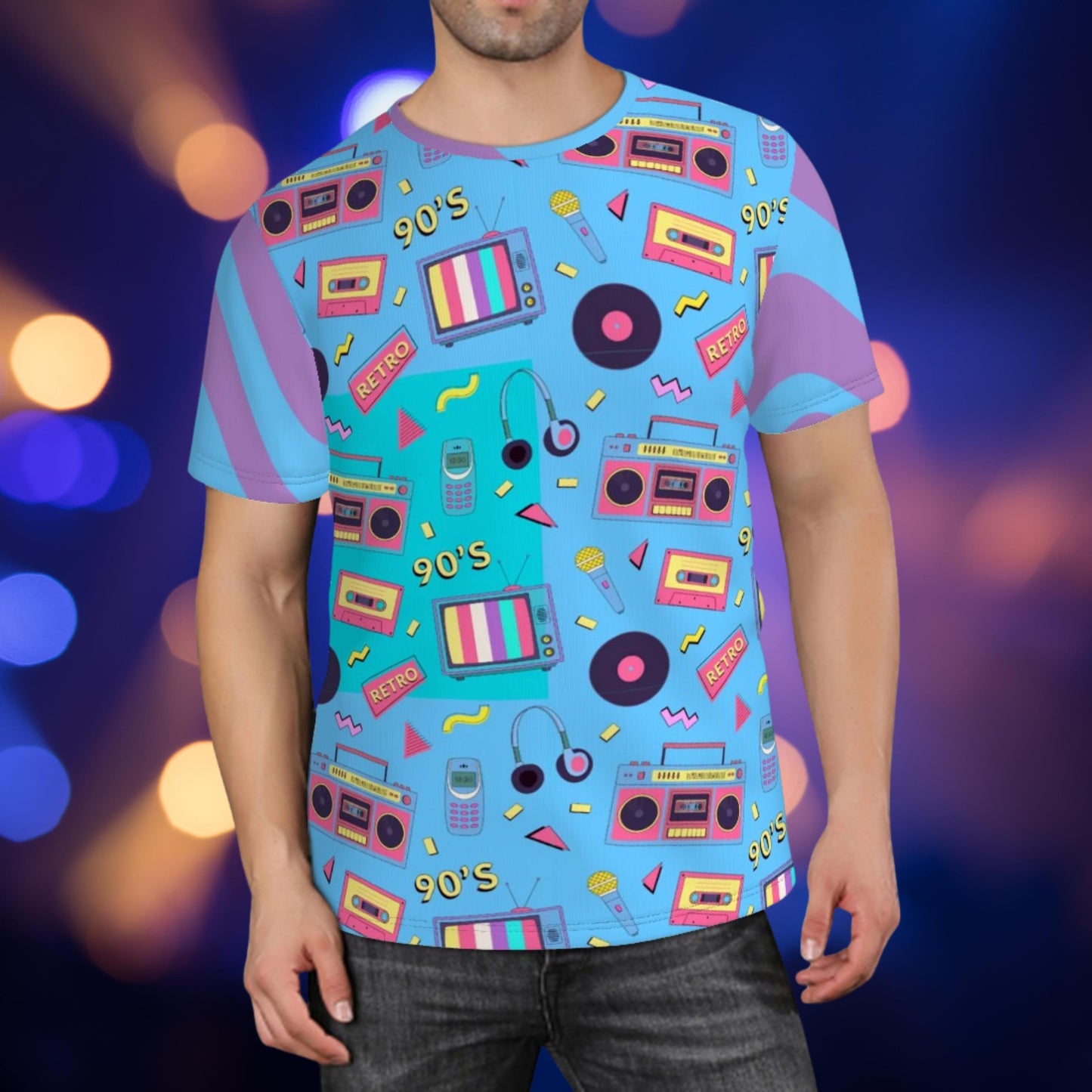 Retro Unisex T-Shirt with 80s Mixtape Theme, Fun Shirt, Can Match with Your Bestie, Dog Hoodie Available as Well