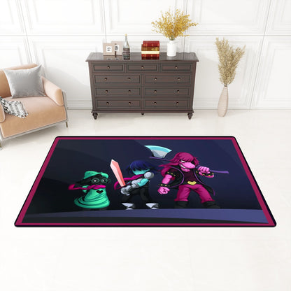 Deltarune Video Game Rug - Fantasy Decor for Bedroom & Gameroom