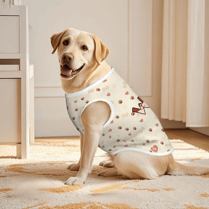 Puppy Love Tank Top - I Woof You Dog Shirt, Stylish Dog Top, Show Your Love, Tank Top to Wear out in the Summer,