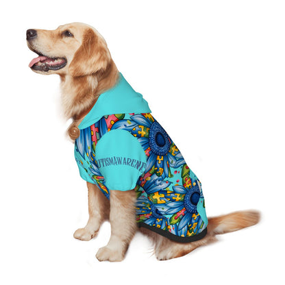 Cute Autism Awareness Pet Hoodie & Mom Tee - Matching Set in Autism Blue