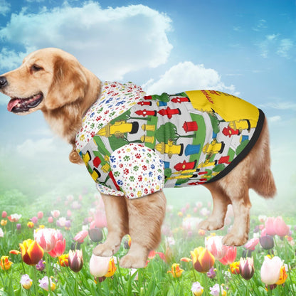 Unique Dog Hoodie: Fire Hydrants & Concert Tee Vibes, List of Sites for Concert or Favorite Places to Visit, Perfect Gift for Fathers day