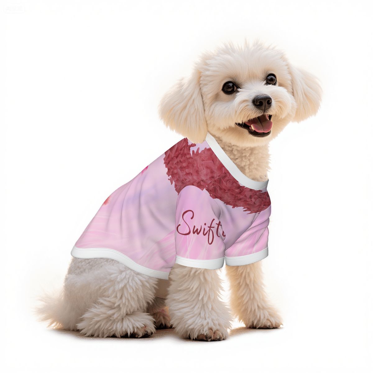 Call Me Honey Pink Swiftie Dog Tee - Taylor Swift Inspired Pet Apparel, a Must Have for Fashion Forward Pets